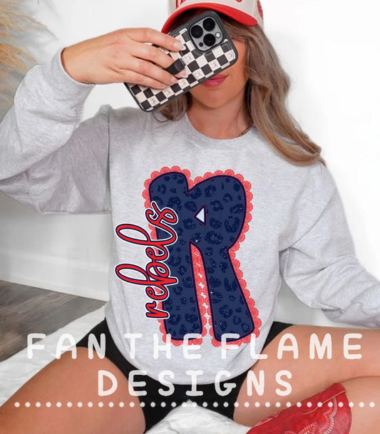 Lace & Leopard Rebels Tee/Sweatshirt