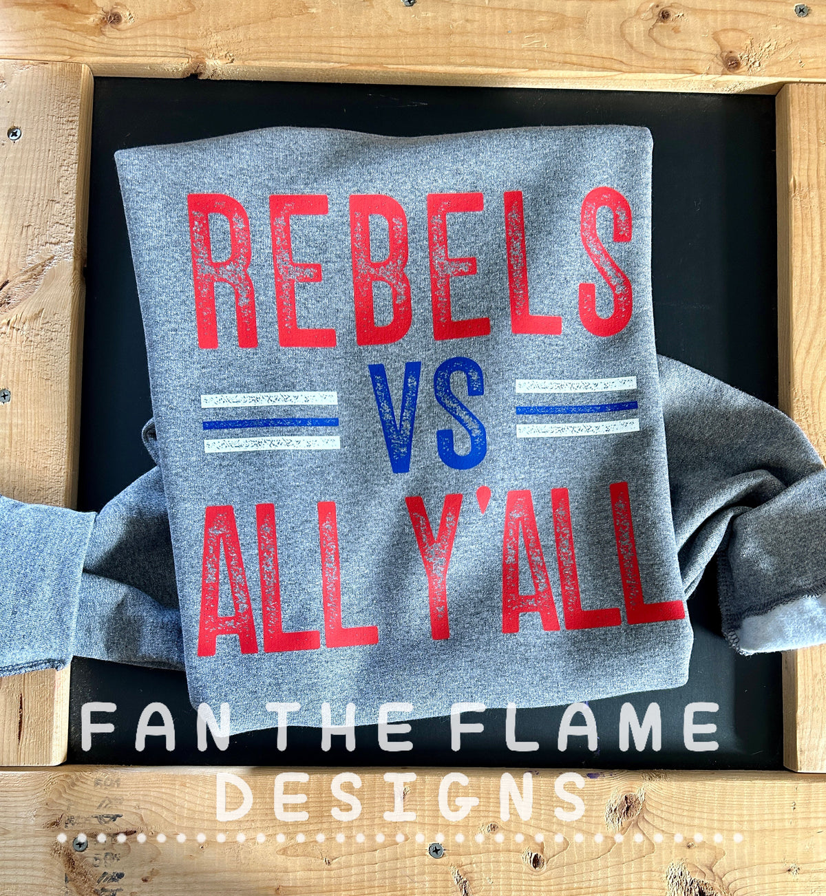 Rebels vs All Y’all DTF Print