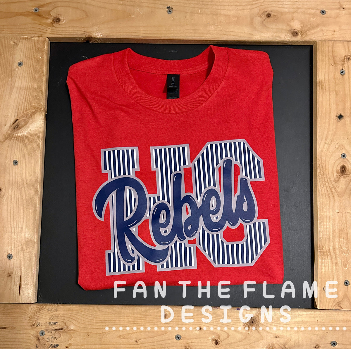 HC Rebels Pinstripe DTF Print