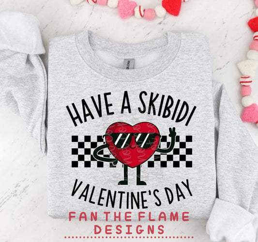 Have A Skibidi Valentine's Day tee/sweatshirt