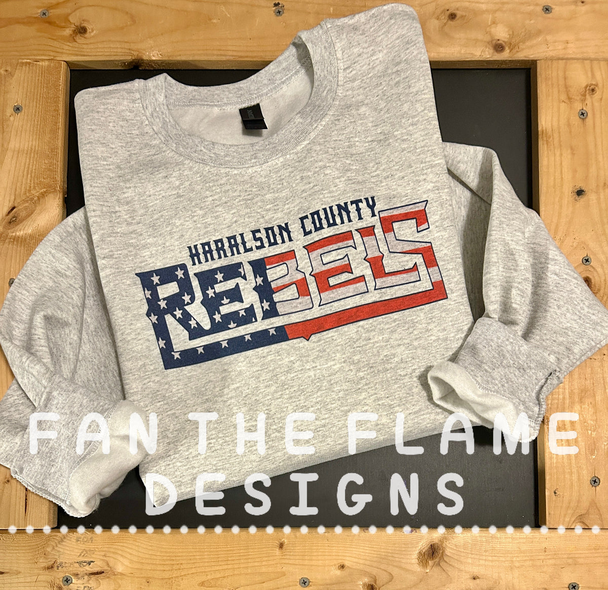 HC Rebels Americana Logo DTF Print
