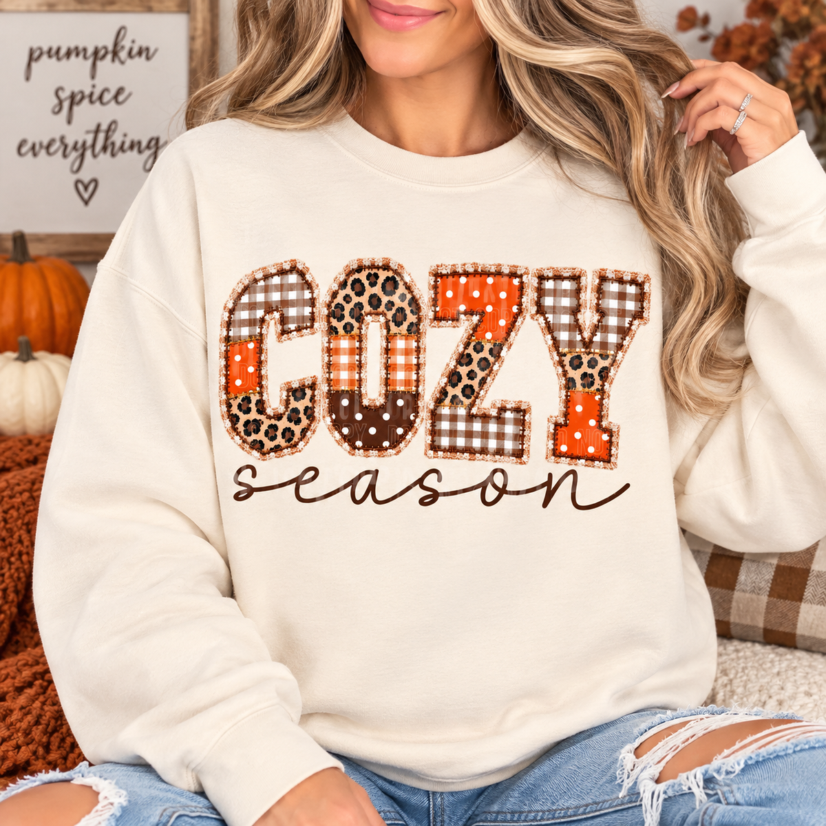 Cozy Season in plaid