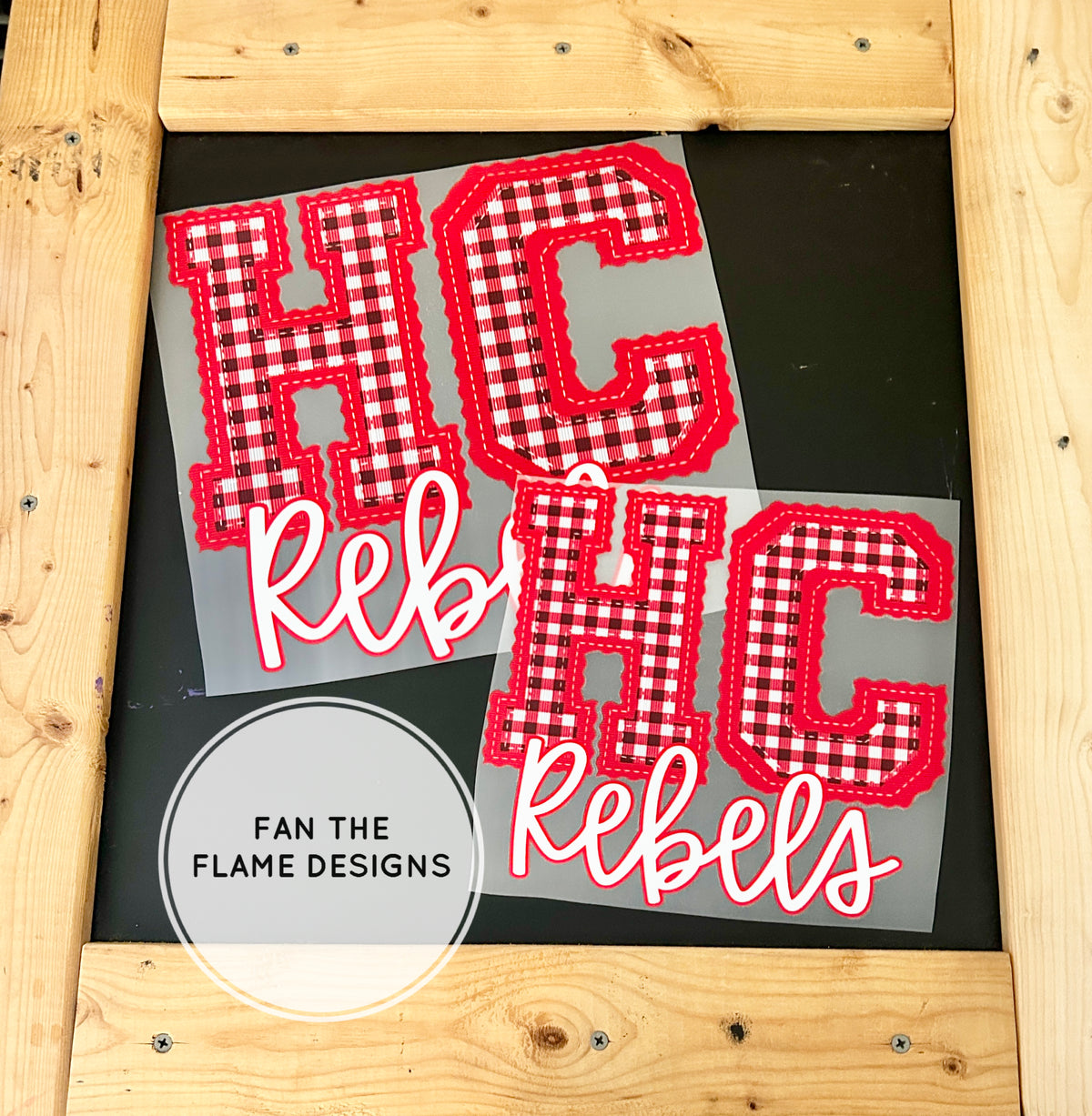 HC Rebels Red Gingham
