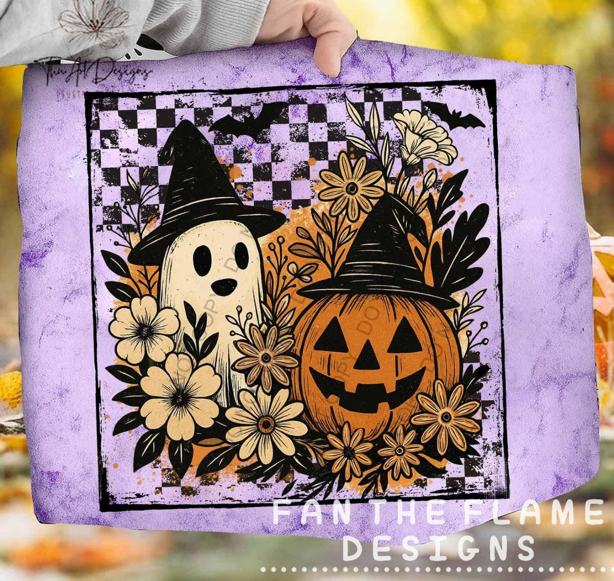 Preppy Floral Pumpkin Tee/Sweatshirt
