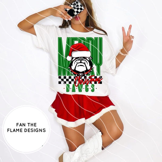 Dawgs Merry Christmas Tee/Sweatshirt