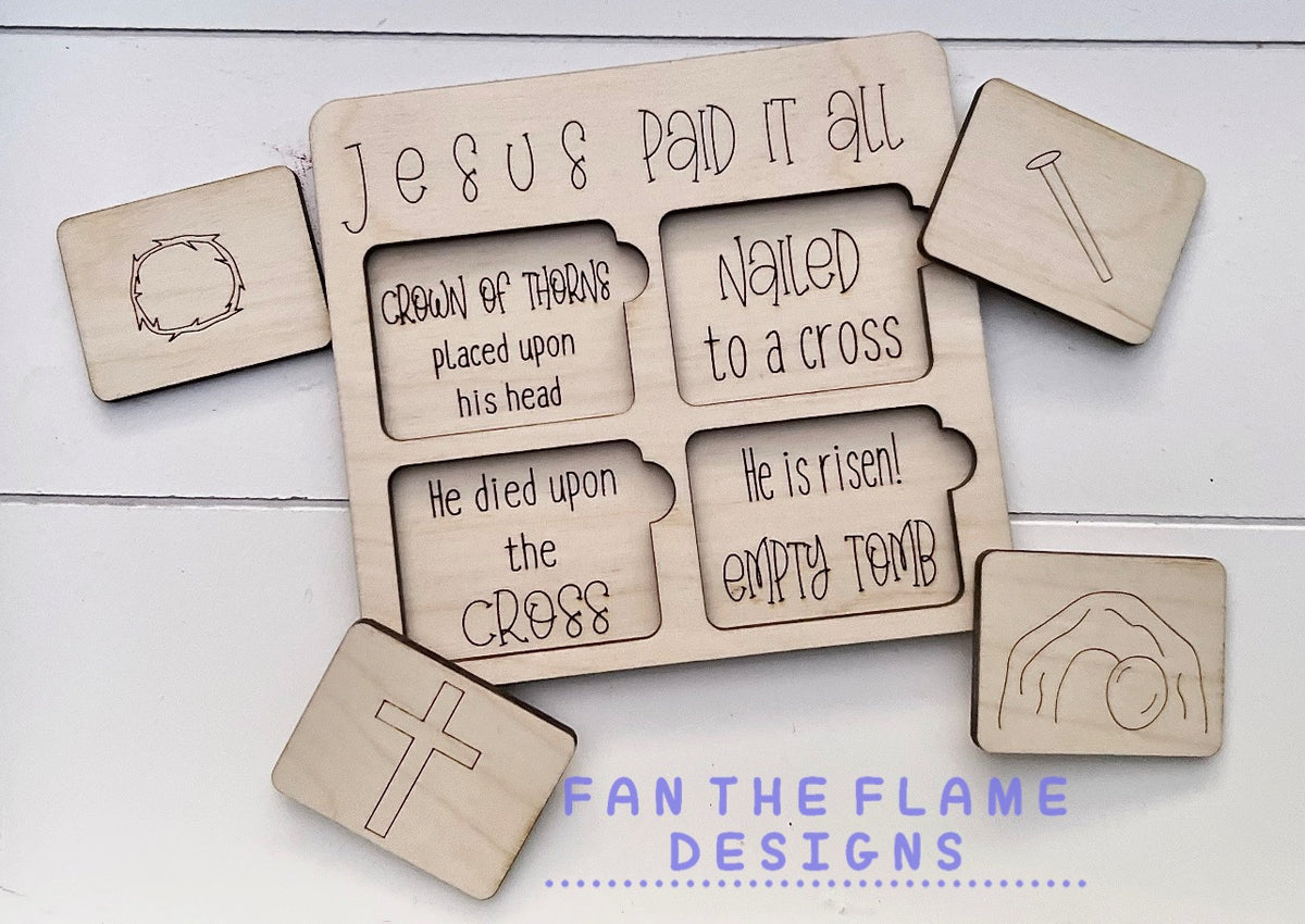 Wooden Easter Puzzles