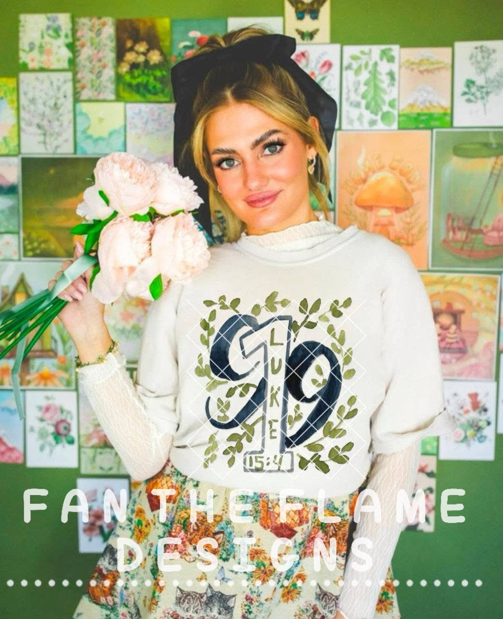 Luke 15:4 greenery tee/sweatshirt