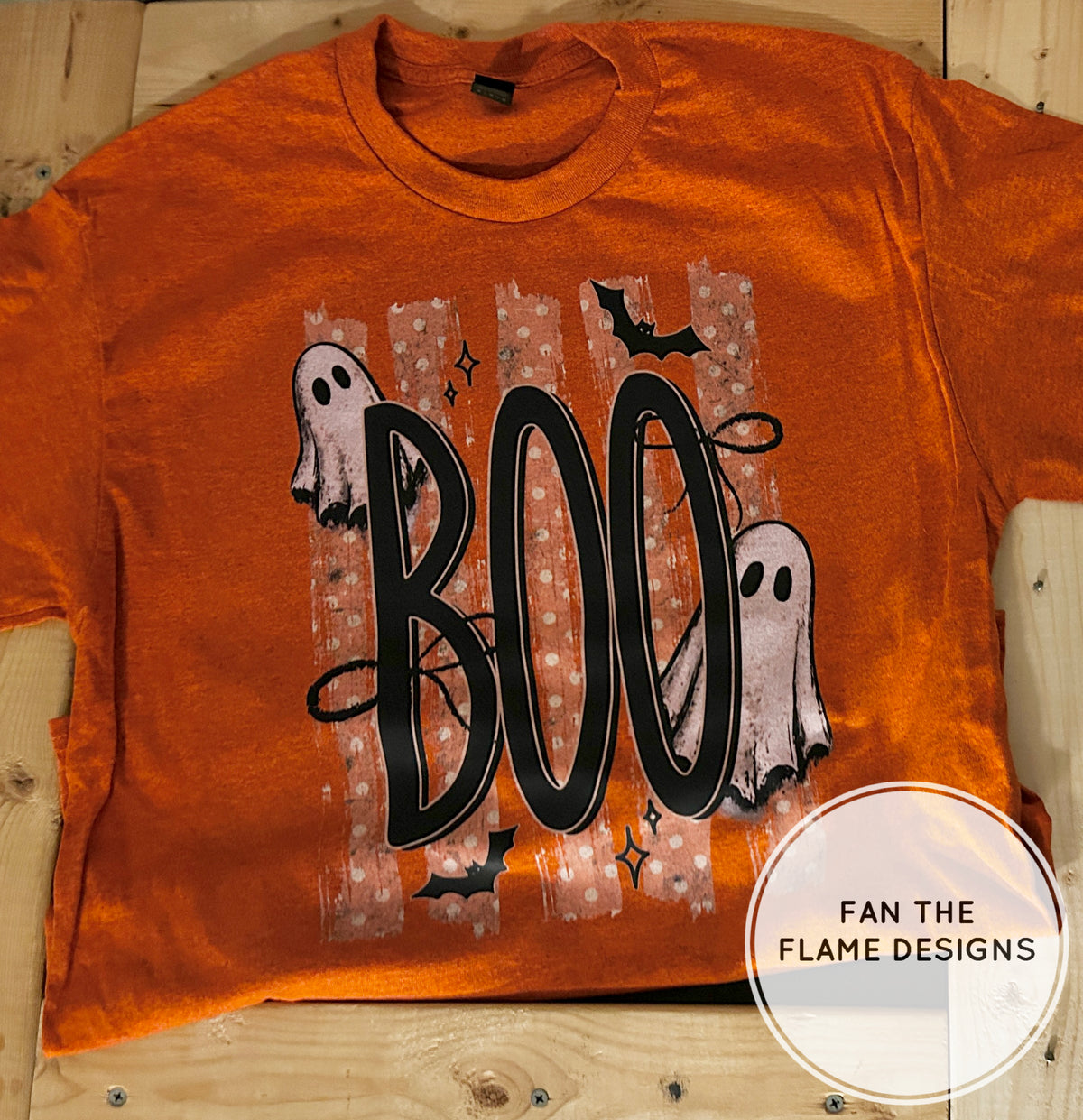 Spooky Striped Boo
