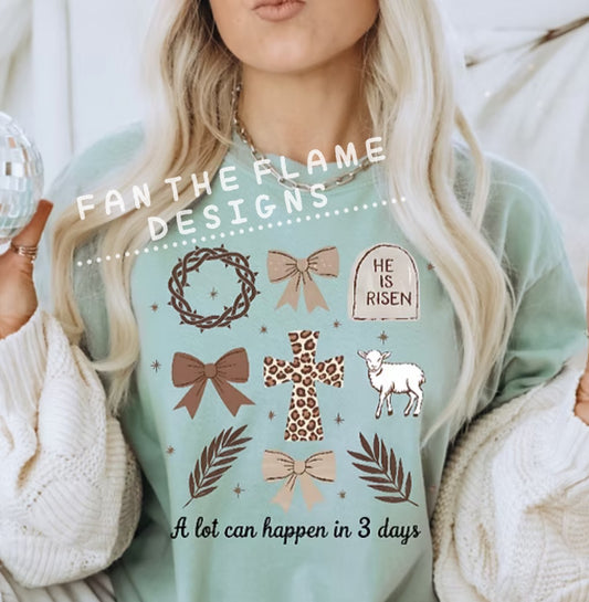 A lot can happen tee/sweatshirt