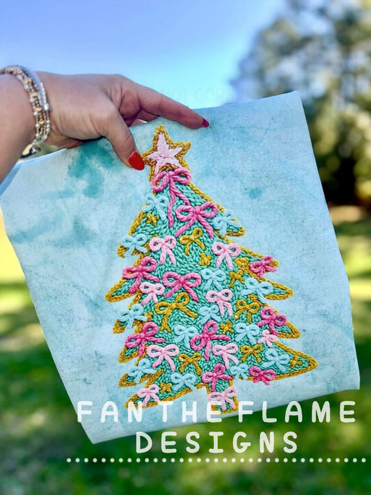 Christmas Tree Coquette Tee/Sweatshirt
