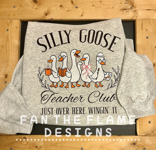 Silly Goose Teacher Social Club Tee/Sweatshirt