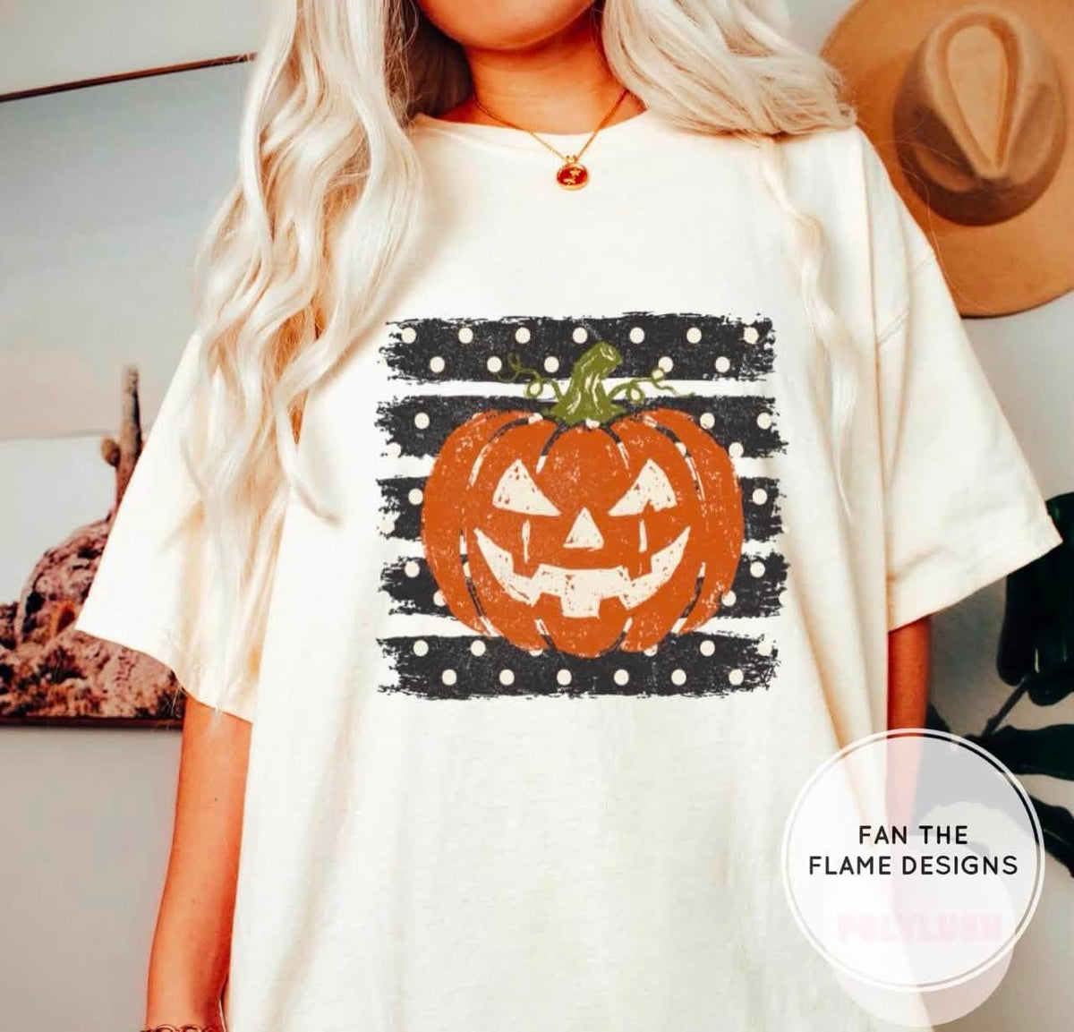 Polka Dot Pumpkin
