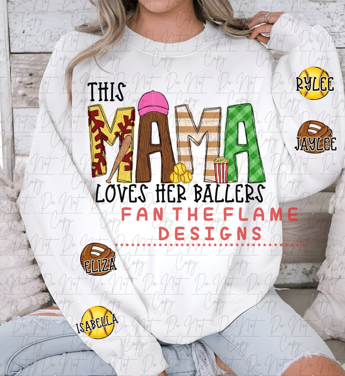 This MAMA loves her ballers Tee/Sweatshirt