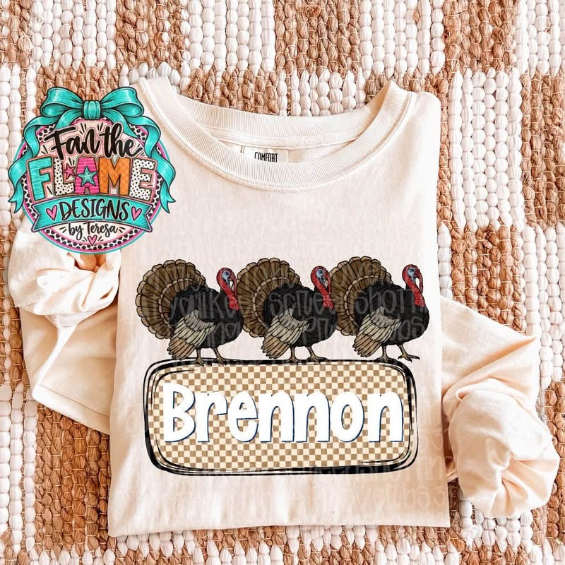 Thanksgiving Name Plate