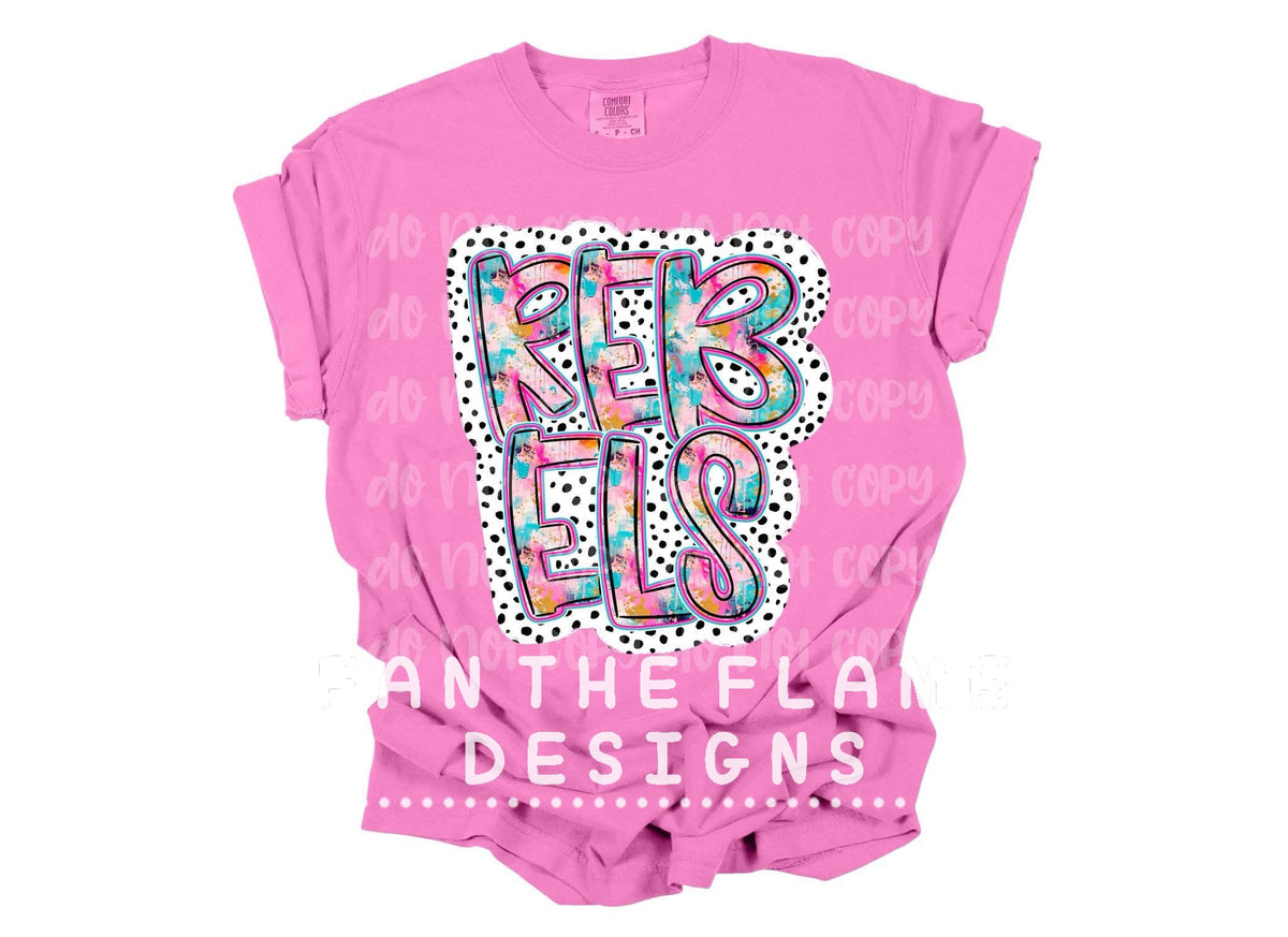 Polka Dot Rebels tee/tank