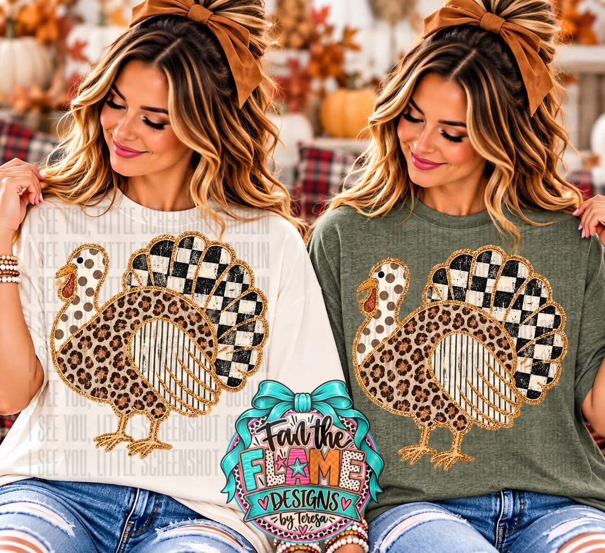 Patterned Turkey