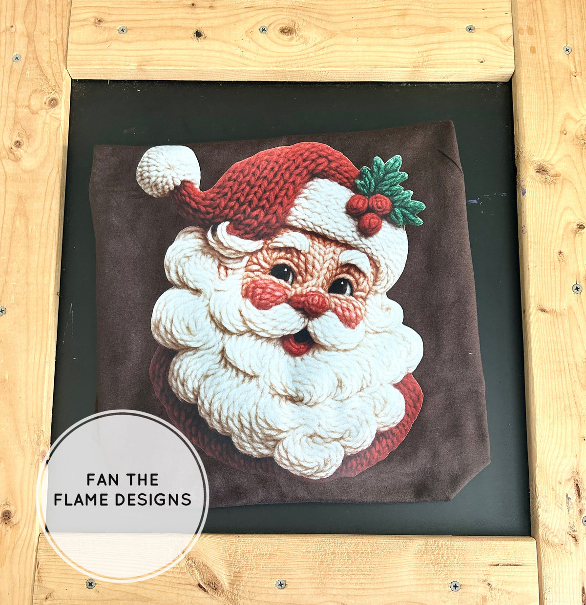 3d Knitted Santa Short/Long/Sweatshirt