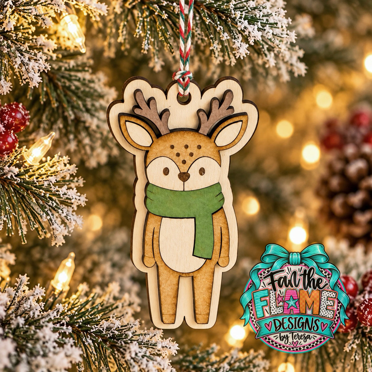 Boy Reindeer Ornament