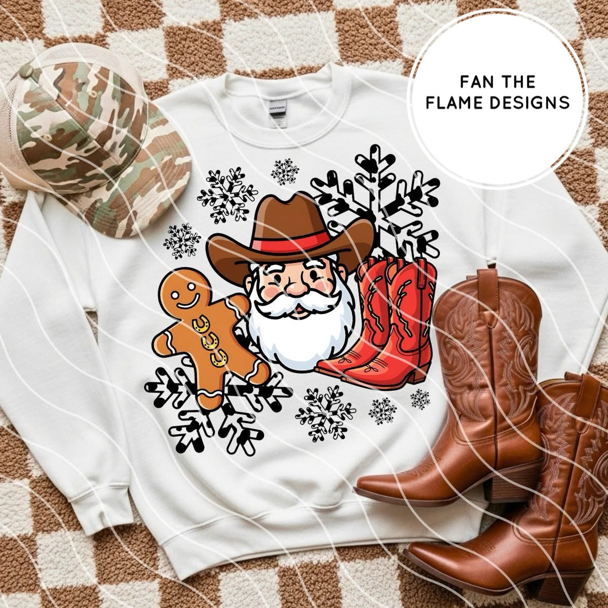 Cowboy Christmas Short/Long/Sweatshirt