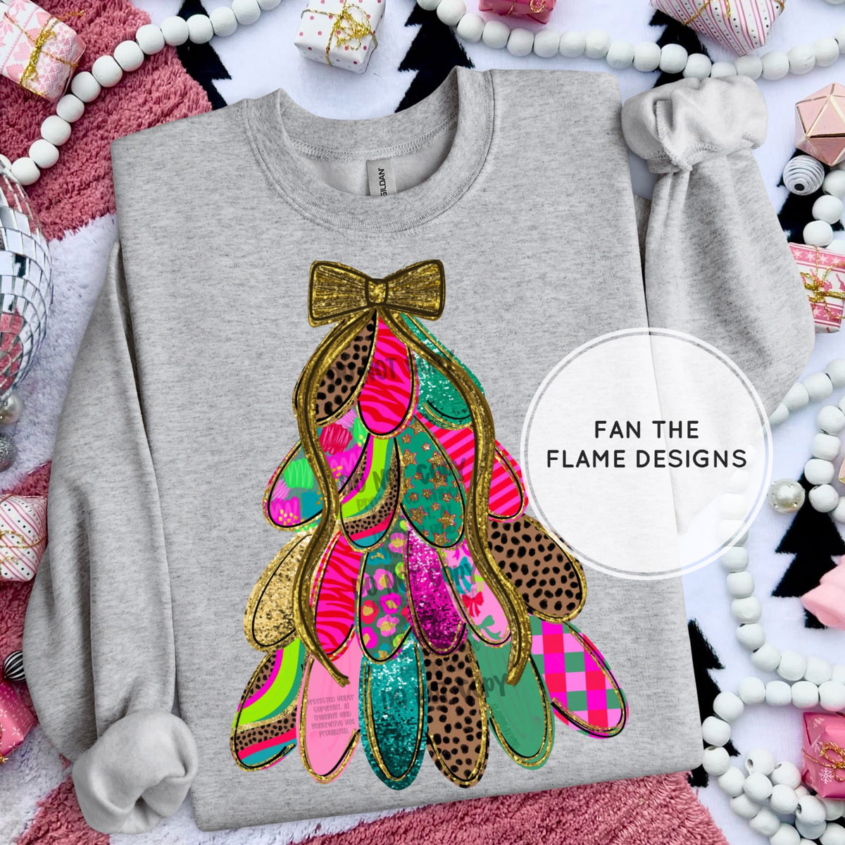 Patternblock Christmas tree Short/Long/Sweatshirt
