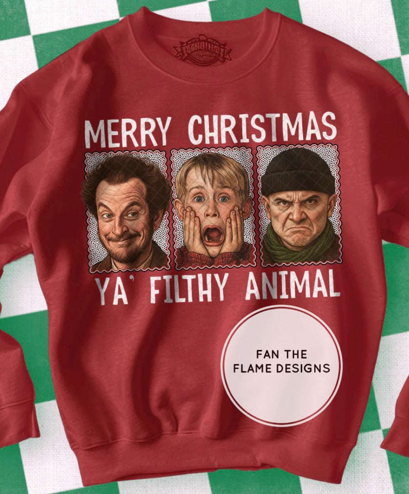 Merry Christmas Ya Filthy Animal Short/Long/Sweatshirt