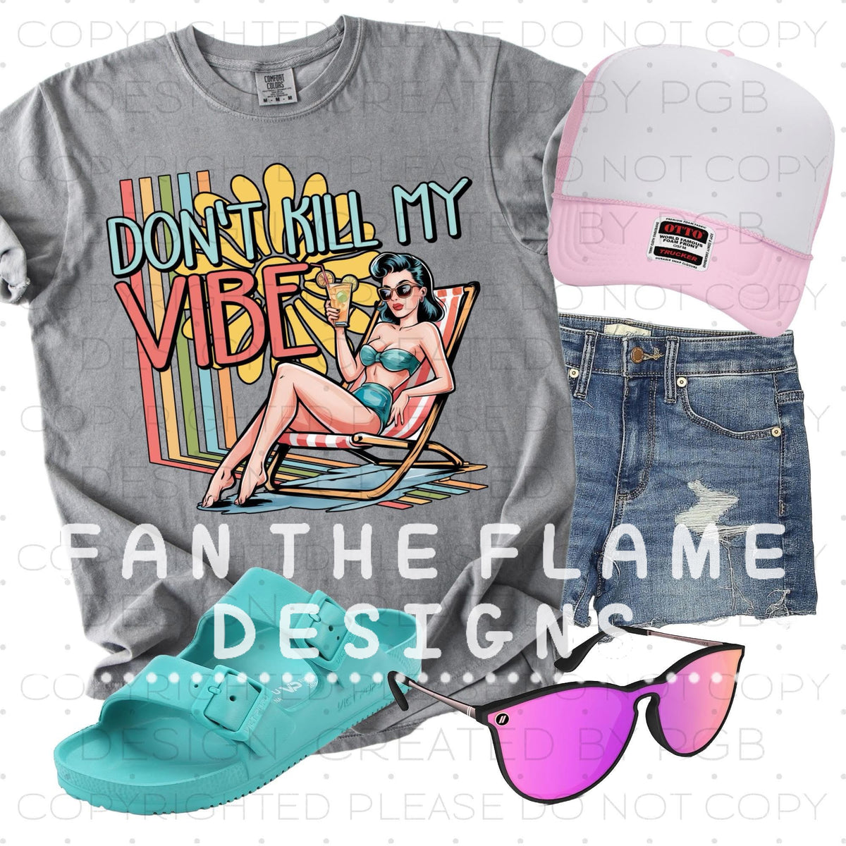 Don’t kill my vibe tee/tank